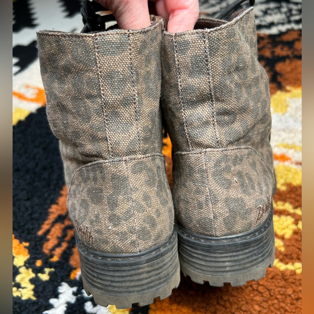 BLOWFISH, leopard print combat boots!! - Picture 5 of 12